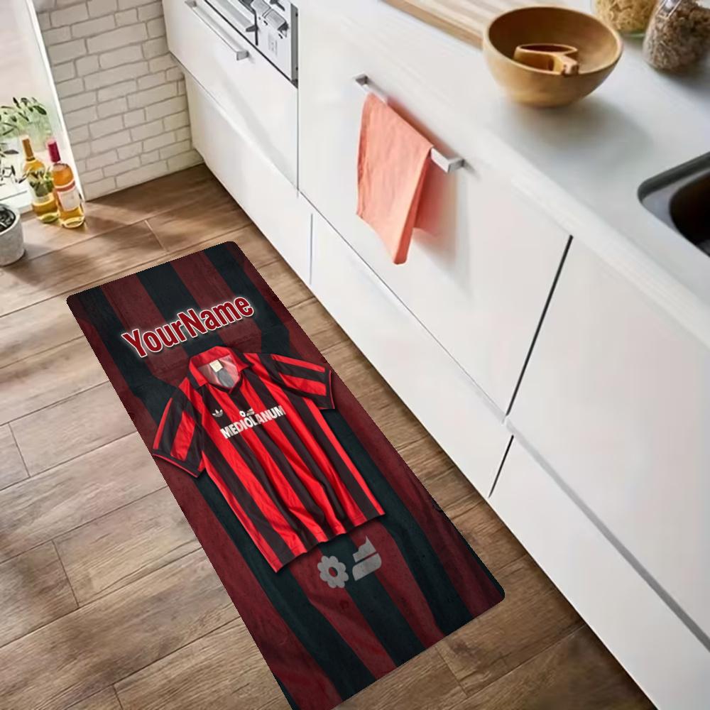 Ac Milan Customize Your Name Kitchen Rug Runner Rug Laundry Mat Hallway Entryway The Best Gift Choice