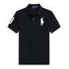 Camisa Polo Masculina com Bordado Big Pony Verão Manga Curta Camiseta Business