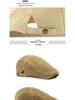 Men's Straw Beret: Spring/Summer Sun Protection, British Retro Duckbill Cap, Casual Newsboy Hat