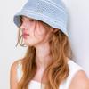 OVLA [HAND CROCHET] cotton touch bucket hat_3color HA048