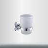 Bathroom Modern Wall-Mounted Toothbrush Holder Glass Cup Tumbler Frame Bathroom Storage Organizer Tooth Brush Cup Tools Washroom