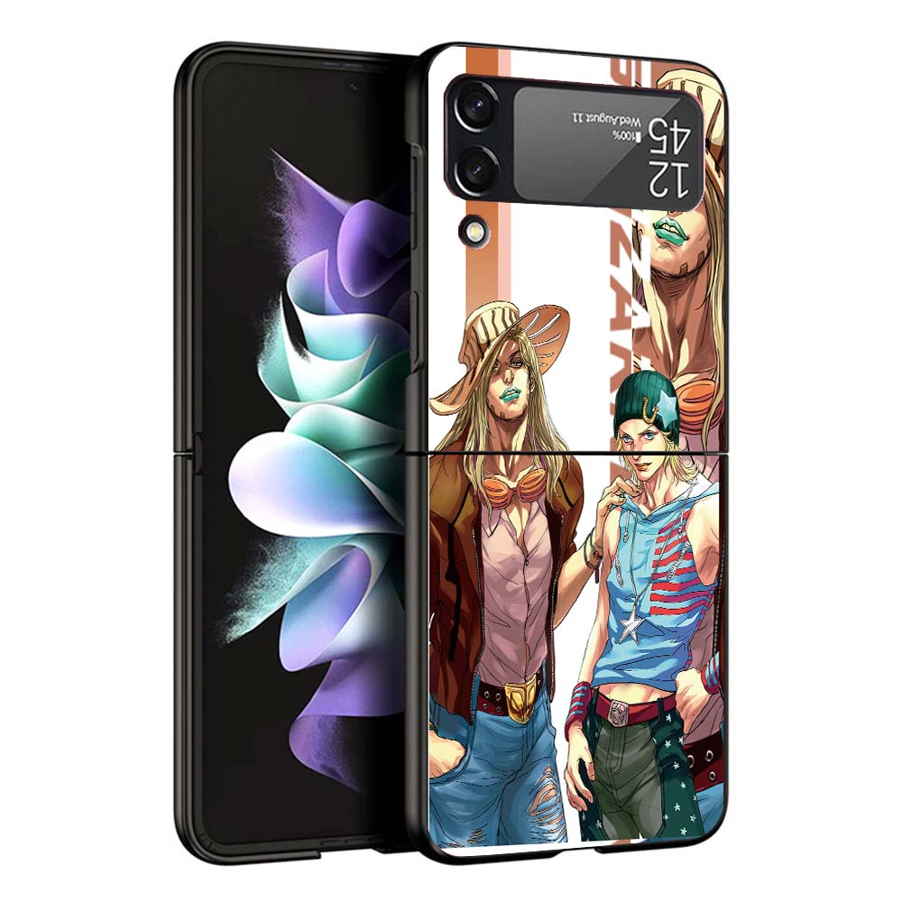 

JoJo Bizarre Adventure Anime Phone Case For Samsung Galaxy Z Flip7 Flip6 5G Flip5 Flip4 Flip3 ZFlip 7 6 3 4 5 Shockproof Back Co Samsung Z Flip 4