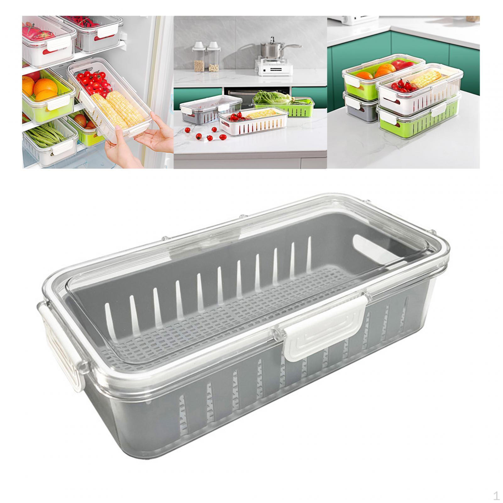 

Герметичные пищевые контейнеры для хранения свежих продуктов серый