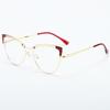 New Fashion Cat Eye Glasses Women Trendy Blue Light Blocking Decorative Frames Stylish Eyewear