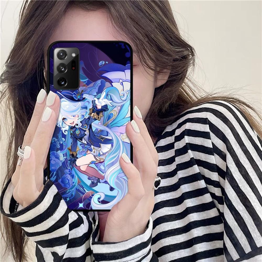 Genshin Impact Furina Phone Case For Samsung Note 8 9 10 20 Pro Plus Lite M 10 11 20 30 21 31 51 A 21 22 42 02 03