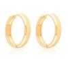 Gold Earrings Stainless Steel Circles Small Circles 2.5 Cm