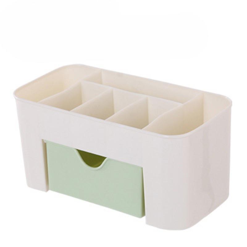 Drawer Cosmetics Storage Box, Multi-functional Makeup Brush Organization Box, Desktop Skin Care Products Compartmentalized Grooming Box