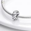Silicone Spacer Beads Silver Plated Silicone Spacer Stopper Charm Fit MULA Bracelet DIY Jewelry