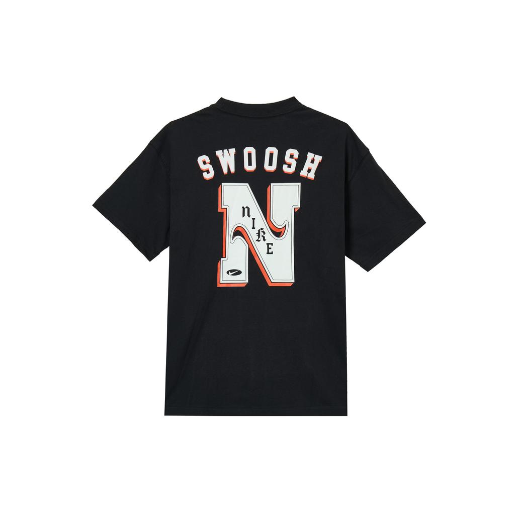 Nike T Shirts Men's Black Crew Neck Moderate Straight Fit FZ5386-010