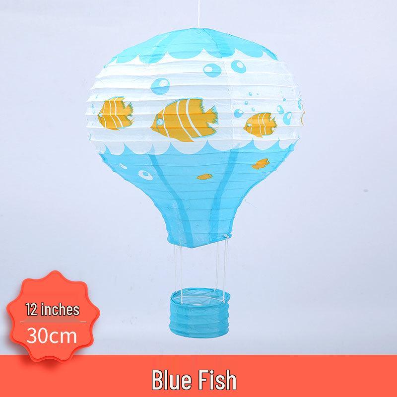 Hot Air Balloon Pendant Paper Lantern for Birthday and Kindergarten Decor