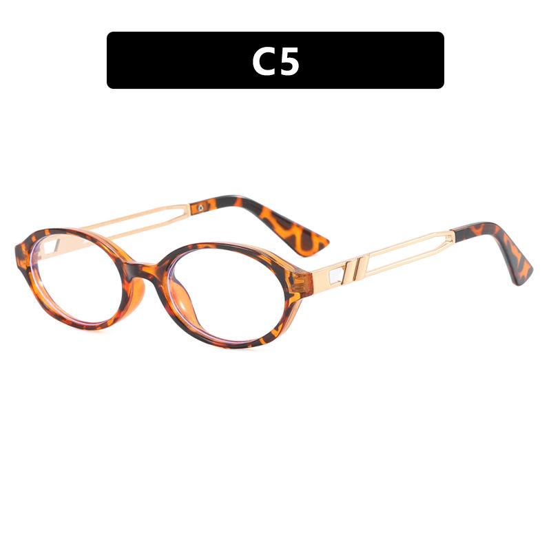 2025 New Retro Women s Oval Frame Sunglasses - Trendy European & American Style As Shown