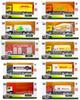 Yufeng Mackay 164 Alloy Model Scania Man Engineering Vehicle Mixer Fire Truck Container Truck
