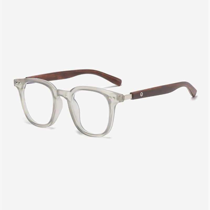 Classic Brand Design Women Retro Small Square Frame Photochromic Anti Blue Light Prescription Femal  Reading Glasses