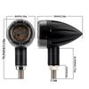 High Brightness Motorcycle LED Bullet Taillight Turn Signal Brake Lamp with Daytime Running Light Function