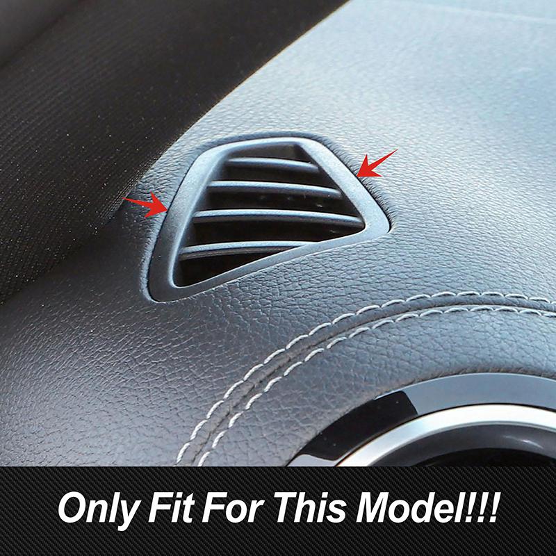 Car Stainless Steel Dashboard Air Condition Outlet Frame Decoration Trim Stickers For Mercedes Benz A Class W177 A180 -