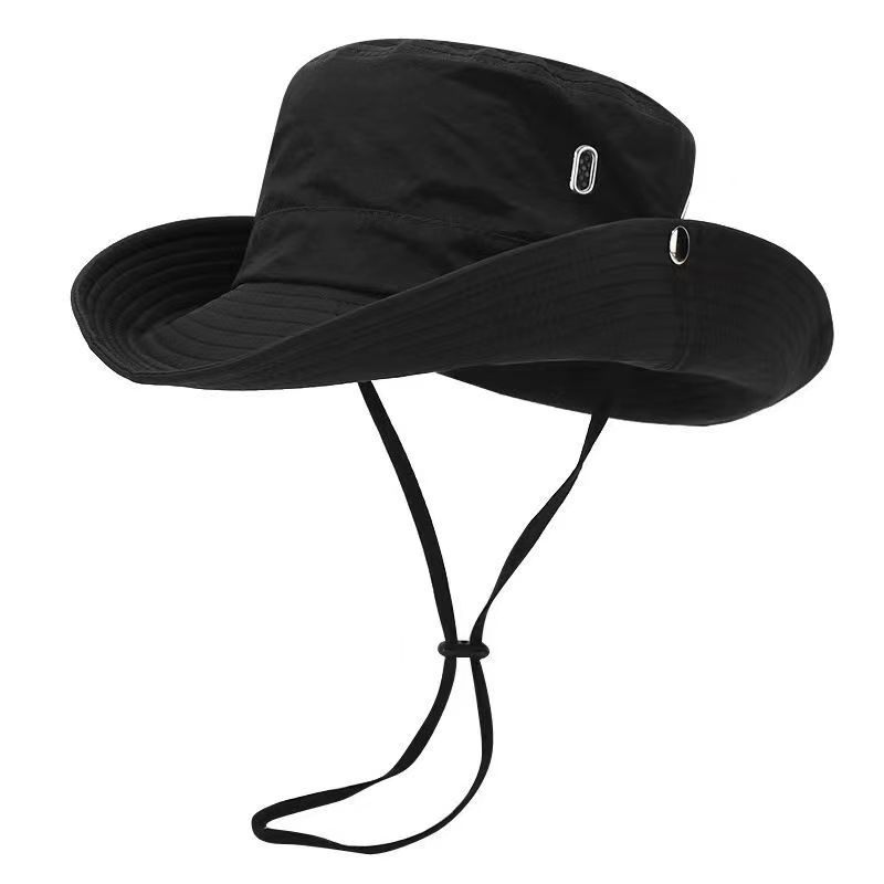 

Quick-drying Fisherman Hat Sunshade Breathable Sunscreen Outdoor Mountaineering Fishing Hat Western Cowboy Sun Hat One Size