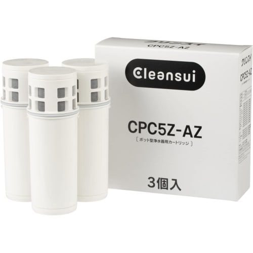 [.co.JP Exclusive] Genuine Cleansui Water Purifier, Jar-Type, Super High-Grade Replacement Cartridges (CPC5 X 3) Extra-Large Pack CPC5Z-AZ