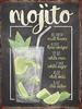 Metal Tin Signs Mojito Cocktail Wall Decoration Plaque Vintage Art Poster Iron Painting for Man  Home Cafe Game Room Club Bar