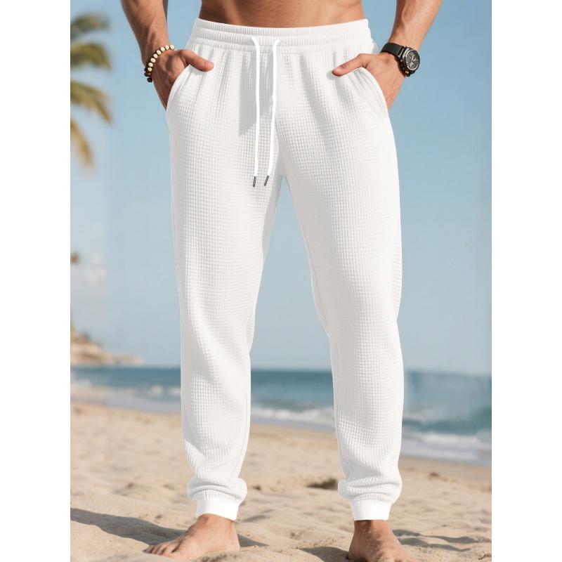 Sommer Herren Sport- und Freizeit Fitness Bundle Kordelzug Jacquard Weite Hose Basketball Laufhose