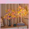Birch Tree Silver Colorful Butterfly Tree Lights Christmas Decoration Supplies