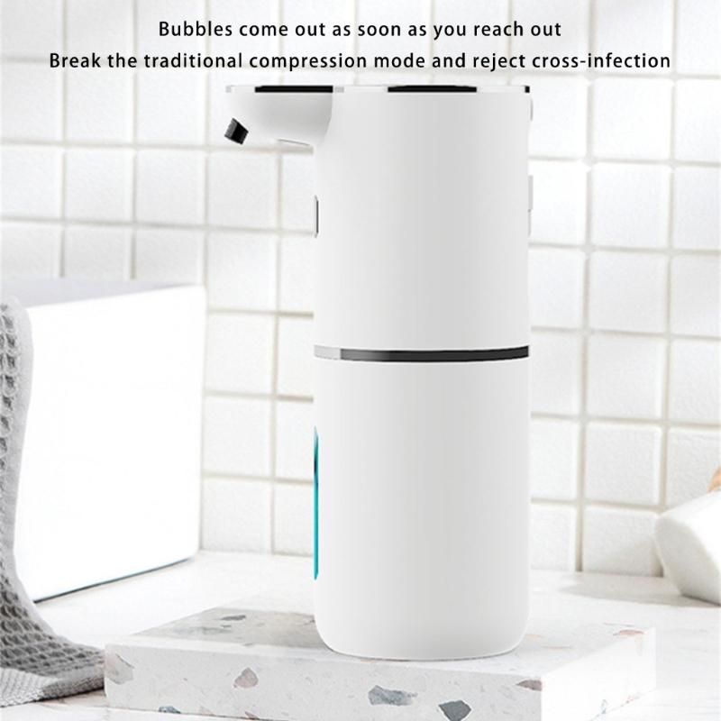 Automatic Hand Soap Dispenser Touchless Hand Washer Countertops 380ml Soap Dispenser for Home Restaurant Easy To Use