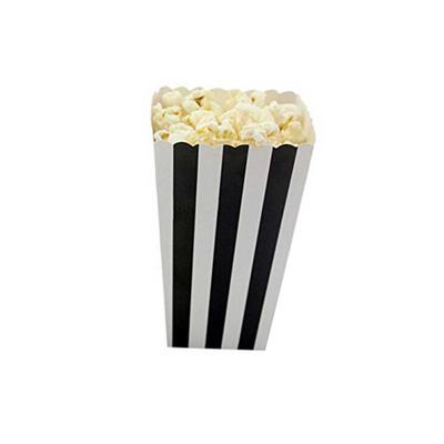 12 x Popcorn Box Eimer Dot Papier Film Party ESSEN/BEUTE Taschen Zubehör