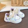 Spring Girls White Board Shoes Princess Low Top Casual Versatile Non Slip Sneakers