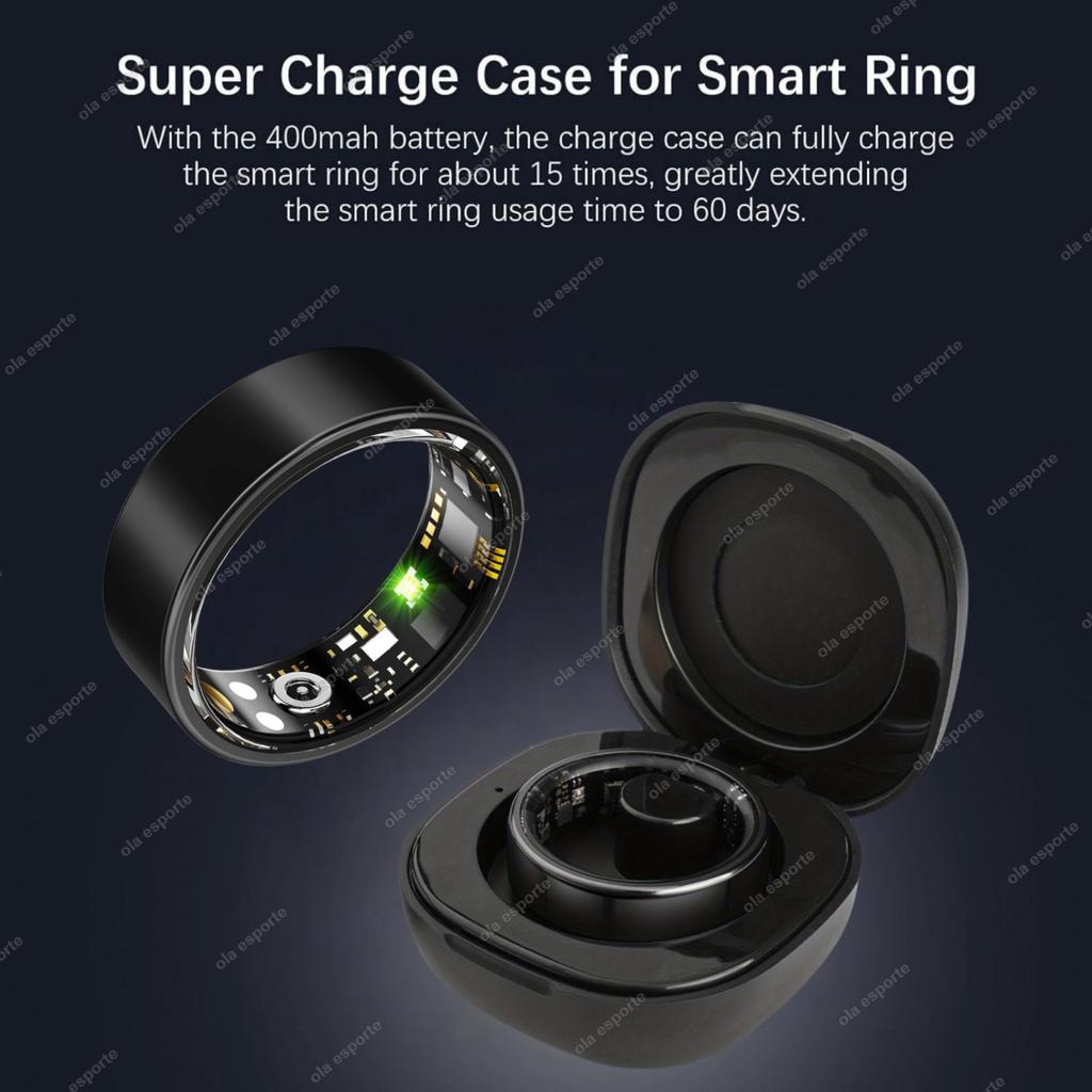 Herren Damen Smart Ring 5ATM Wasserdicht Multi-Sport-Modus Fitness-Tracking Gesundheitsüberwachung Schlafmonitor Schrittzähler Smartring