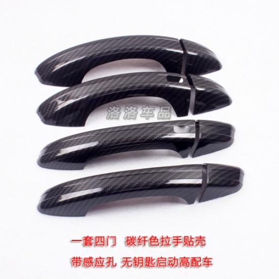 

4 шт. Для VW Golf MK6 6 7 MK7.5 MK7 GTI R Накладка на дверную ручку Защитная крышка (карбоновый вид) Golf 6 Has Sensor