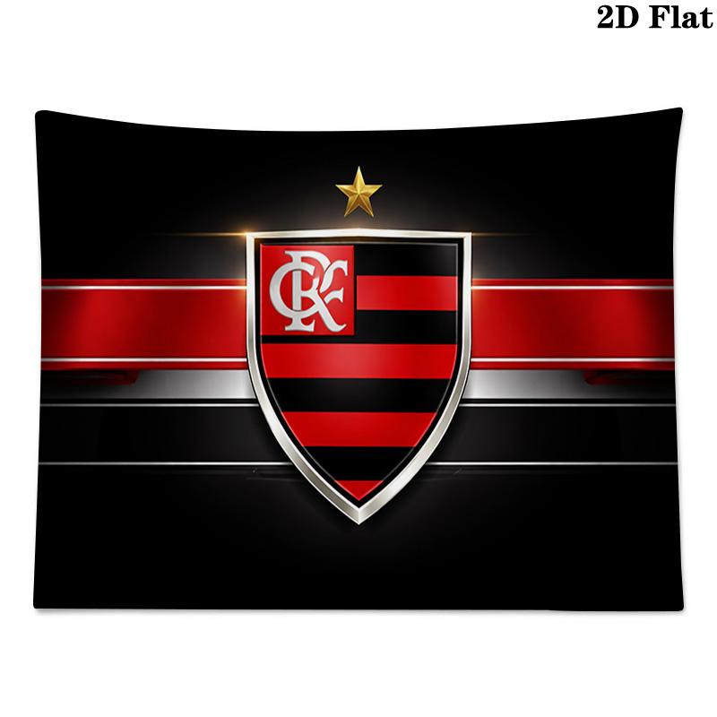 CR Flamengo Wall Tapestry Aesthetic Wall Hanging Printed Fabric Blanket Decorative Tapestries for Bedroom Living Room Home Decor