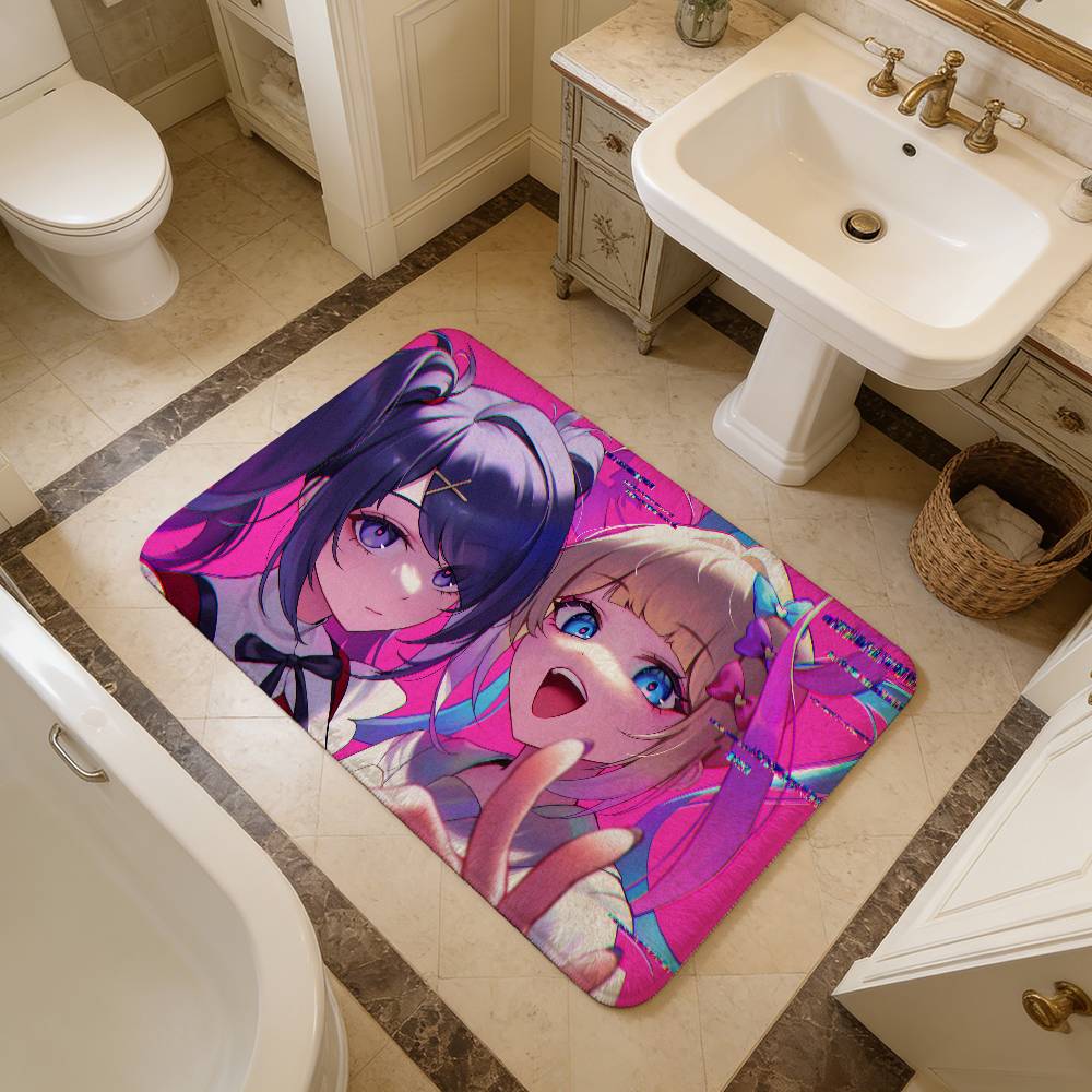ADV games Needy Girl Overdose comics Bathroom Mat Kids Room Bedroom Decoration Balcony Anti-Slip Doormat Living Room Welcome Rug