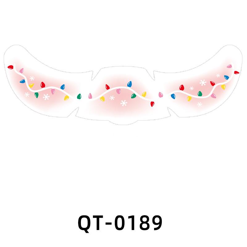 Christmas Face Sticker Temporary Freckle Tattoo Sticker Waterproof Makeup Sticker Halloween Tattoo