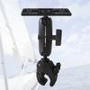 Heavy Duty Aluminum Boats Mount Fish Finders Holder with 1inch Ball Head For Fishing Systems