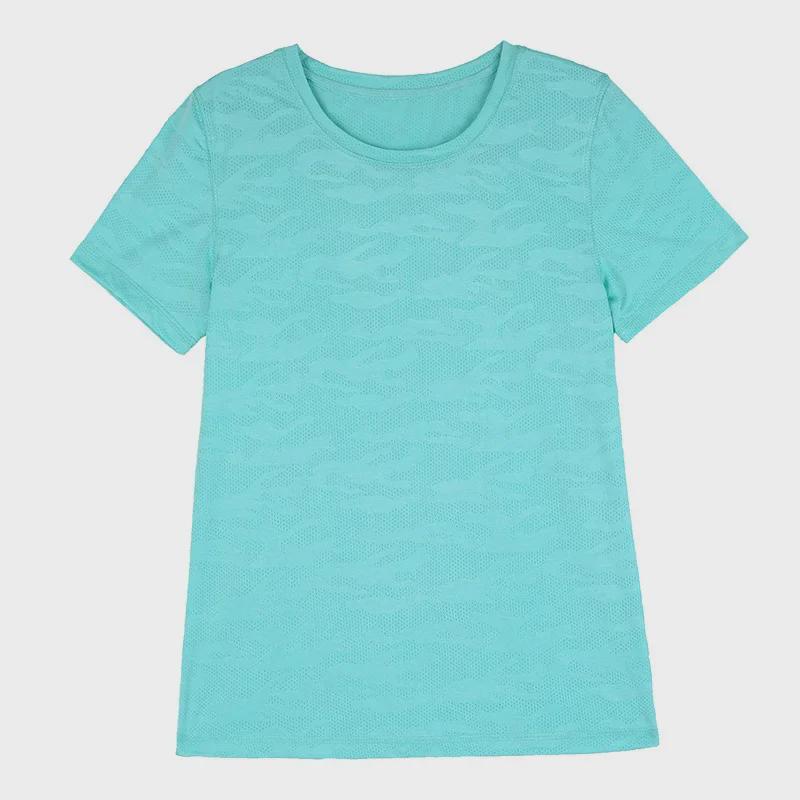 Women's 2025 Summer Ice Silk Quick-Dry Short-Sleeved Sports T-Shirt