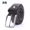 Non-Porous Non-Punching Men'S Canvas Belt Elastic Elastic Woven Belt Female Trendy Student Belt