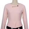 Kenancy Damen Langarm Patchwork Bodycon Kleid Mit Elegantem V-Ausschnitt Design
