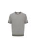 EDITION Men'S) Two-Tone Color Block Round Short Sleeve T-Shirt_Nef2Er1924