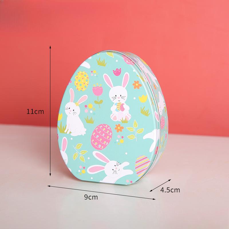 

Подарочная коробка для пасхальной вечеринки, коробка для конфет, яйцо, жесть, праздничная детская подарочная коробка, коробка для хранения