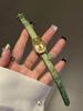 New Luxury Vintage Watch for Women Elegant Brown Leather Strap Quartz Watches with Waterproof, Perfect for Pairing with Dresses
