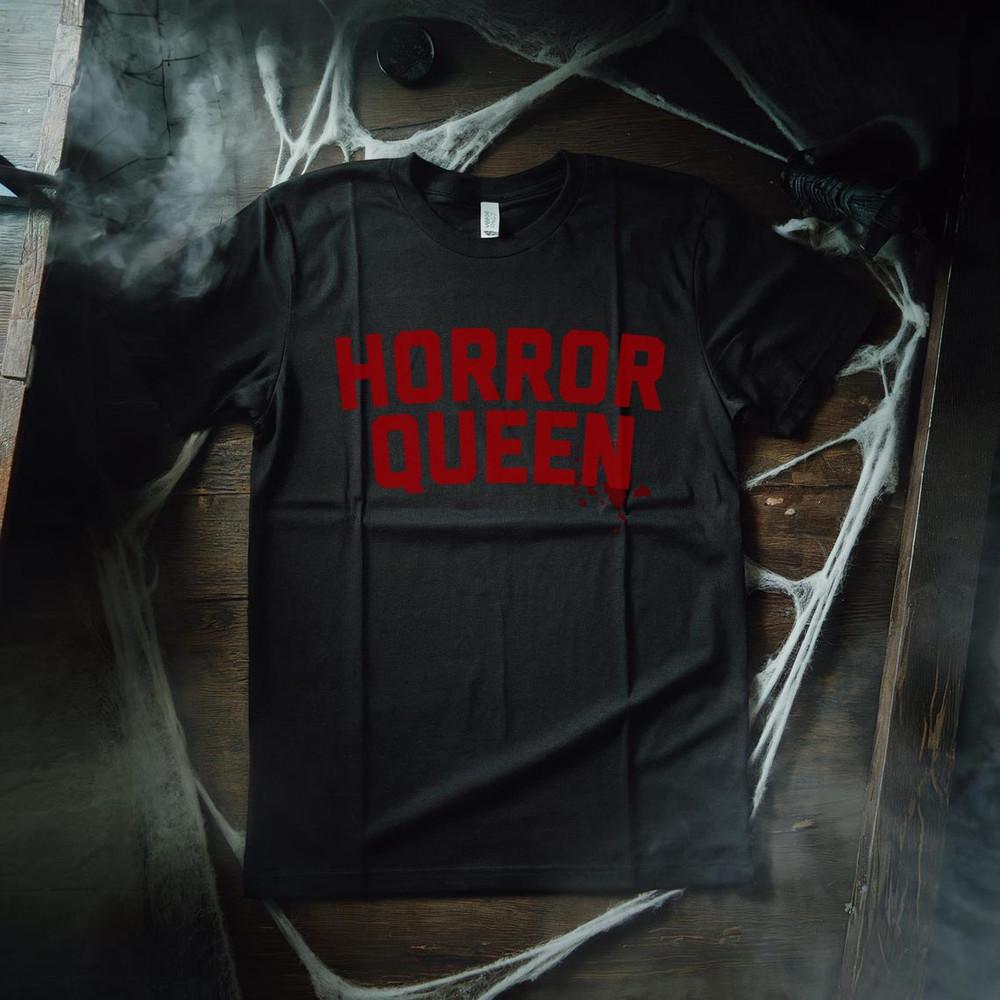 

Horror Queen horror movie fan horror gift gothic gifts for goths t-shirt M