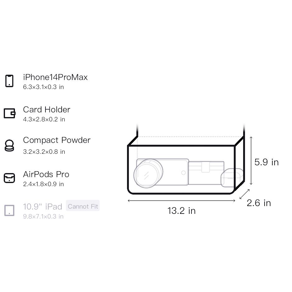 New MLB Monogram Collection Denim Combo Bag One Shoulder Sling Bag Fanny Pack Regular Unisex Denim Denim Blue 32BGCA011-50N
