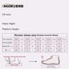 Fashion Wedge Heel Boots Autumn New Round Toe Front Lace-Up Side Zipper Soft Sole Anti-Slip Wear-Resistant Single Boots