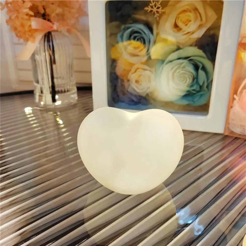 

Atmosphere Decoration Heart Shaped LED Lamp Pink White Ambient Light Qixi Festival рожевий