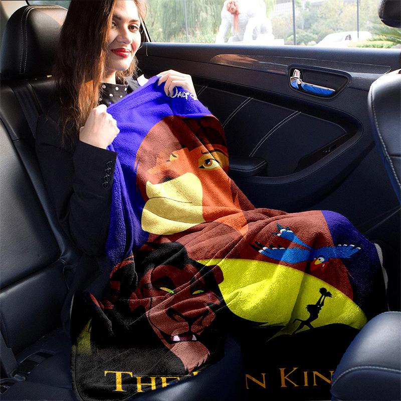 1pc, Lion King Home Decor: Soft Flannel Blanket for Bedroom, Living Room & Travel Perfect Gift, Outdoor Blanket, Car