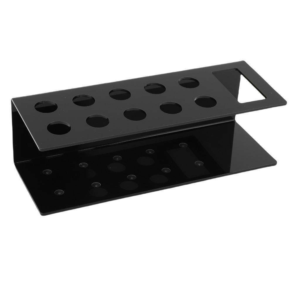 Space Saving Acrylic Marker Holder Wall Mounted Multi Grid Storage Rack Transparent 10 Slots Whiteboard Holder Home