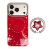 Star Little Pony Apple 17 Pro Max Magnetic Phone Case, iPhone 16 Stand, New Year Red 13