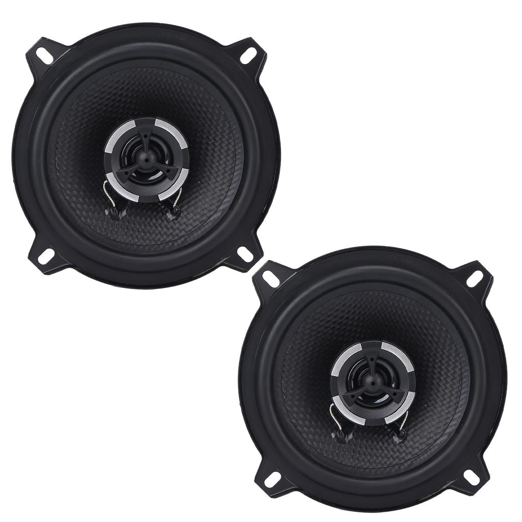 2PCS Car Audio Tweeter 5.2in 13.2cm 4 Ohm  70‑20KHZ 91dB 12V Round Speaker Universal Accessories