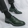 Fashion Business Men Formal Shoes Men Casual Comfortable Lace Up Fashionable Leather Shoes Wedding Banquet Shoes Sizes 38-46 Men Shoes