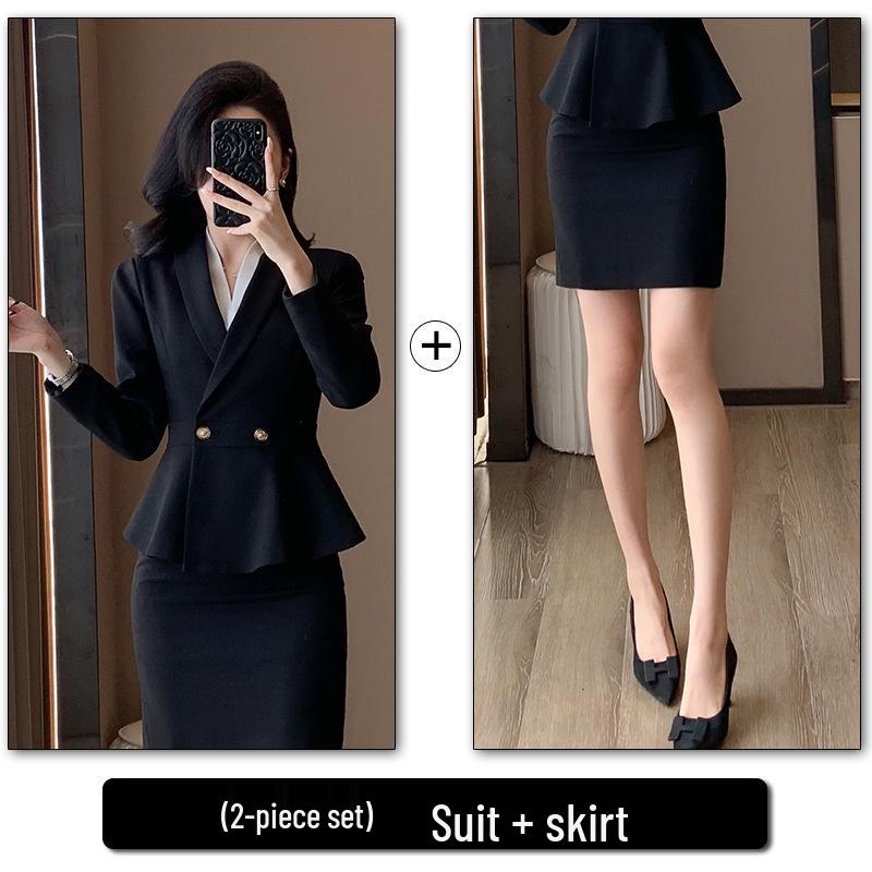 Women's High-End Professional Spring/Summer Suit for Office, Hotel, and Beauty Salon