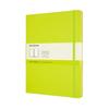 Moleskine Notebook Classic Notebook Hard Cover Plain XL Size Wide X 25cm Lemon Green QP092C2 (19cm Long)
